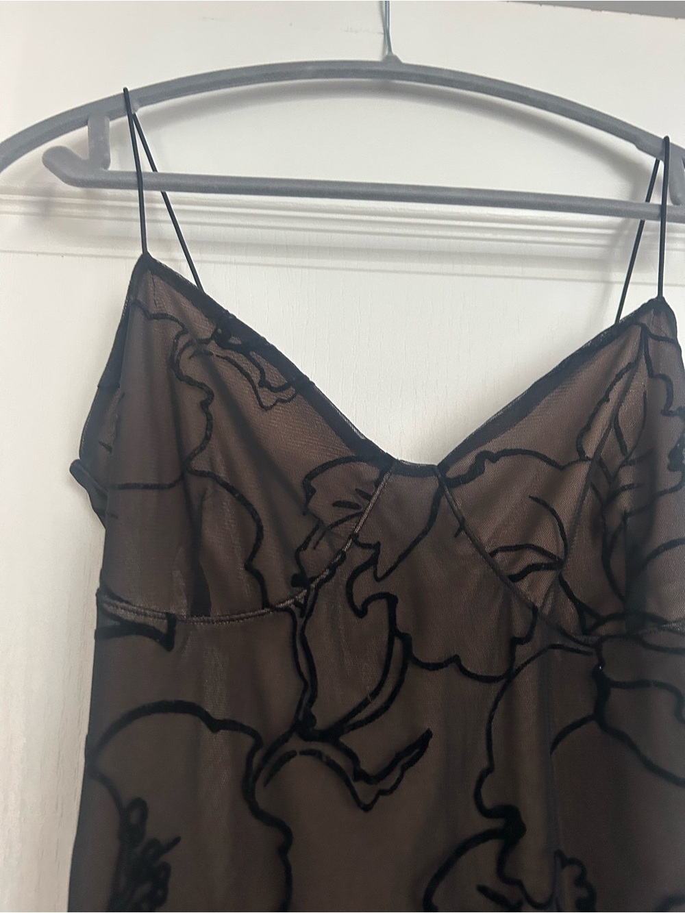 Lovely Day Black Floral Midi Slip Dress - Picture 3 of 5